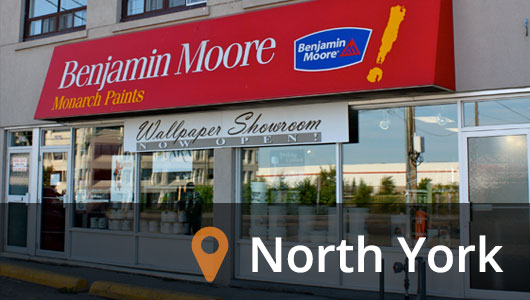 Monarch Paints North York Toronto Location: Store Front Photo